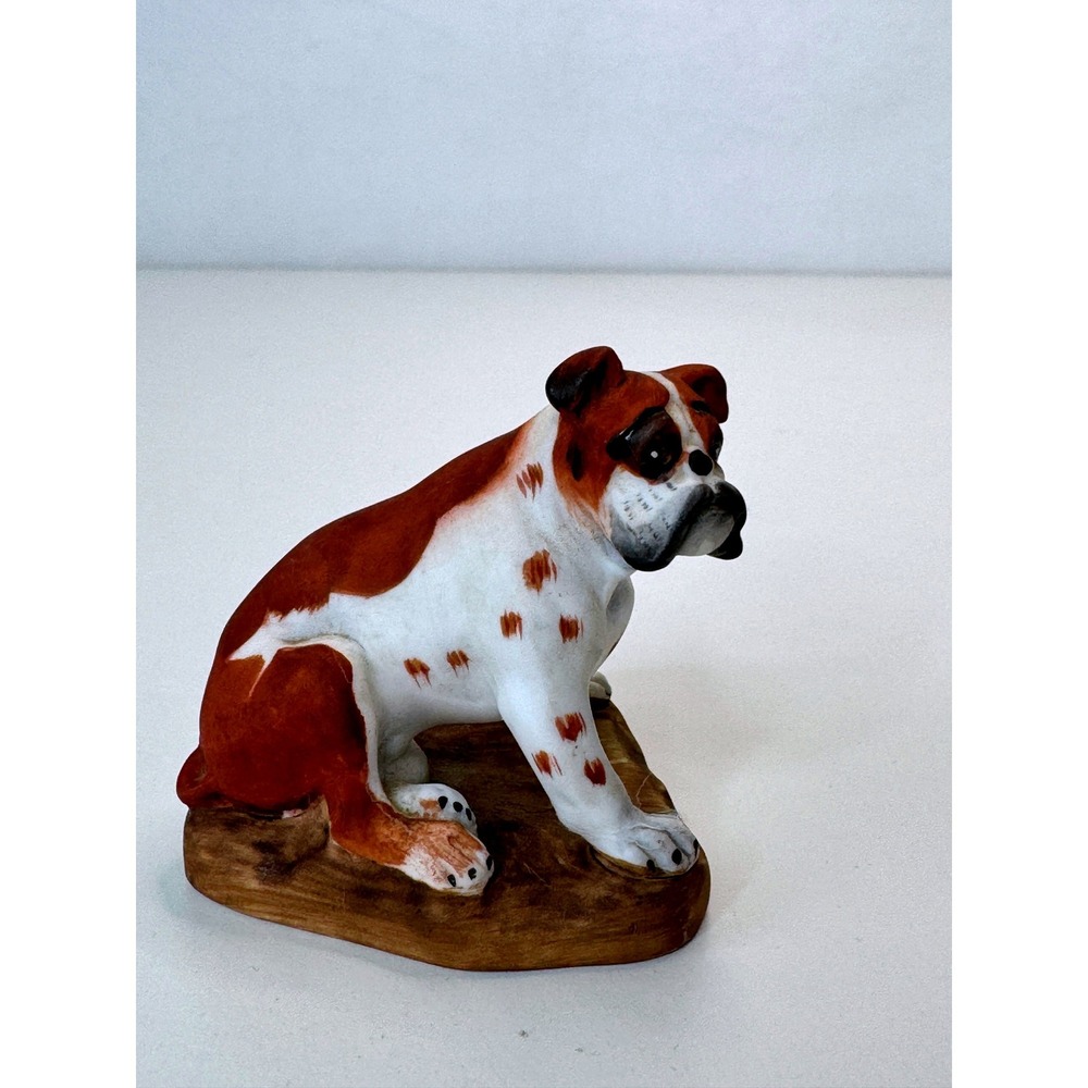 MARURI MASTERPIECE English Bulldog Bone China Figurine 1979 Enesco